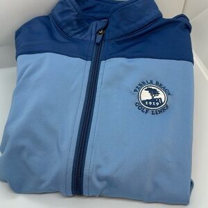 Boys size Large (9-10) Pebble Beach logo golf jacket
